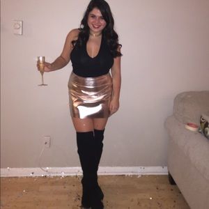 Over-the-knee real suede Boots